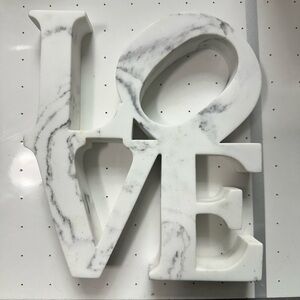 Marble LOVE Decorative Sign